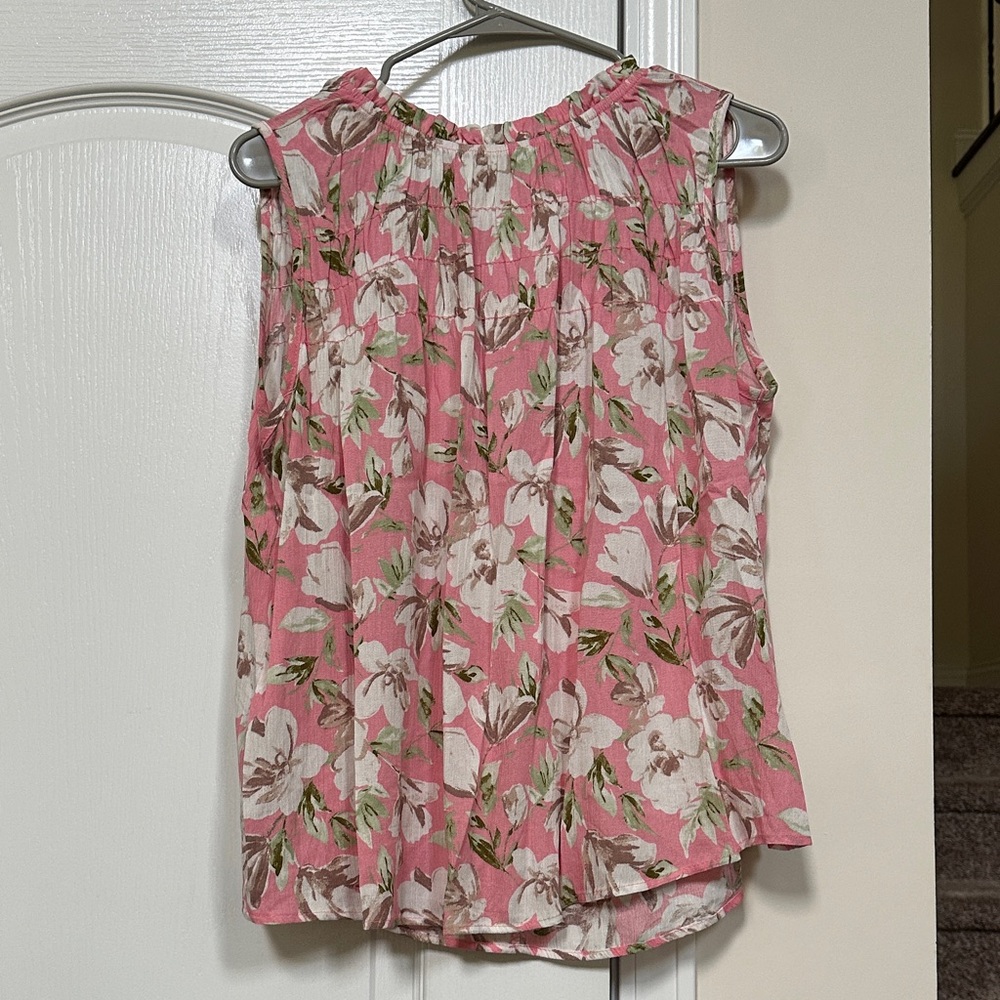 Ces Femme Pink Floral Blouse